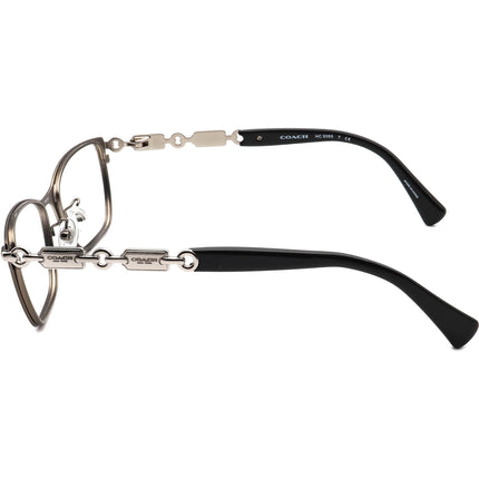 Coach Women's Eyeglasses HC 5065 9017 Dark Silver/Black Dark Silver/Black Square Metal Frame 51[]17 135