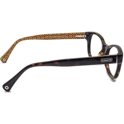 Coach Women's Eyeglasses HC 6029 (Susie) 5001 Dark Tortois Dark Tortoise Horn Rim Frame 49[]17 135