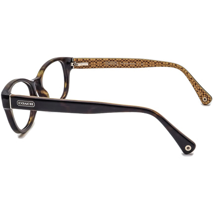 Coach Women's Eyeglasses HC 6029 (Susie) 5001 Dark Tortois Dark Tortoise Horn Rim Frame 49[]17 135