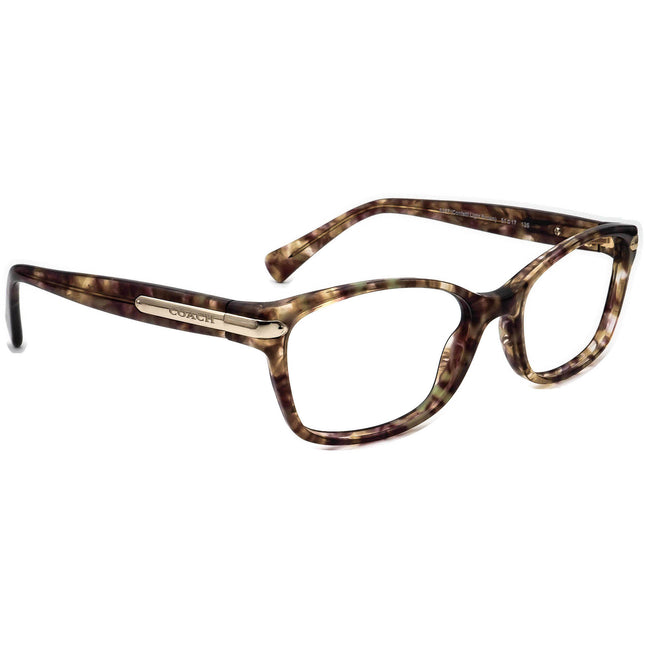 Coach Women's Eyeglasses HC 6065 5287 Confetti Light Brown B-Shape Frame 51[]17 135