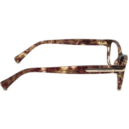 Coach Women's Eyeglasses HC 6065 5287 Confetti Light Brown B-Shape Frame 51[]17 135