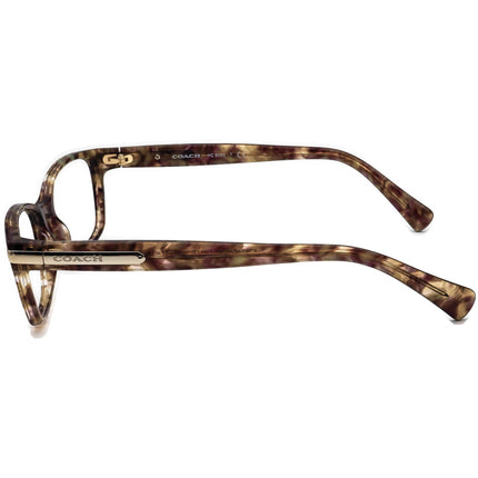 Coach Women's Eyeglasses HC 6065 5287 Confetti Light Brown B-Shape Frame 51[]17 135