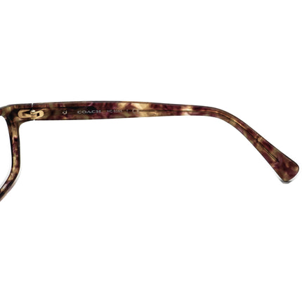 Coach Women's Eyeglasses HC 6065 5287 Confetti Light Brown B-Shape Frame 51[]17 135