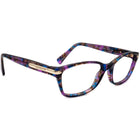 Coach Women's Eyeglasses HC 6065 5288 Confetti Purple B-Shape Frame 51[]17 135