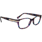 Coach Women's Eyeglasses HC 6065 5288 Confetti Purple B-Shape Frame 51[]17 135