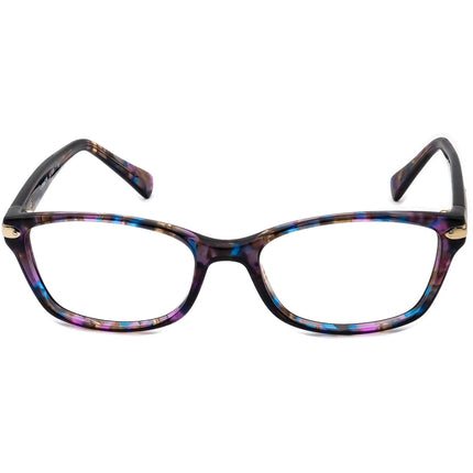 Coach Women's Eyeglasses HC 6065 5288 Confetti Purple B-Shape Frame 51[]17 135