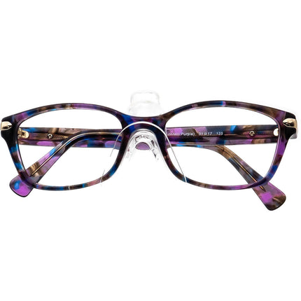 Coach Women's Eyeglasses HC 6065 5288 Confetti Purple B-Shape Frame 51[]17 135