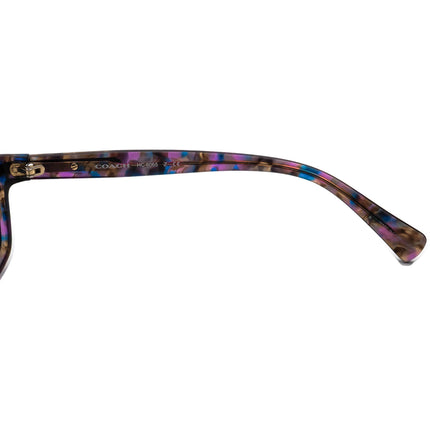 Coach Women's Eyeglasses HC 6065 5288 Confetti Purple B-Shape Frame 51[]17 135