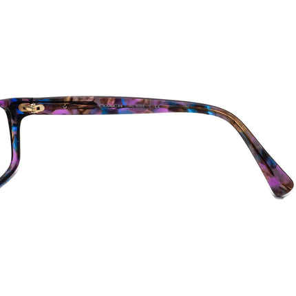 Coach Women's Eyeglasses HC 6065 5288 Confetti Purple B-Shape Frame 51[]17 135