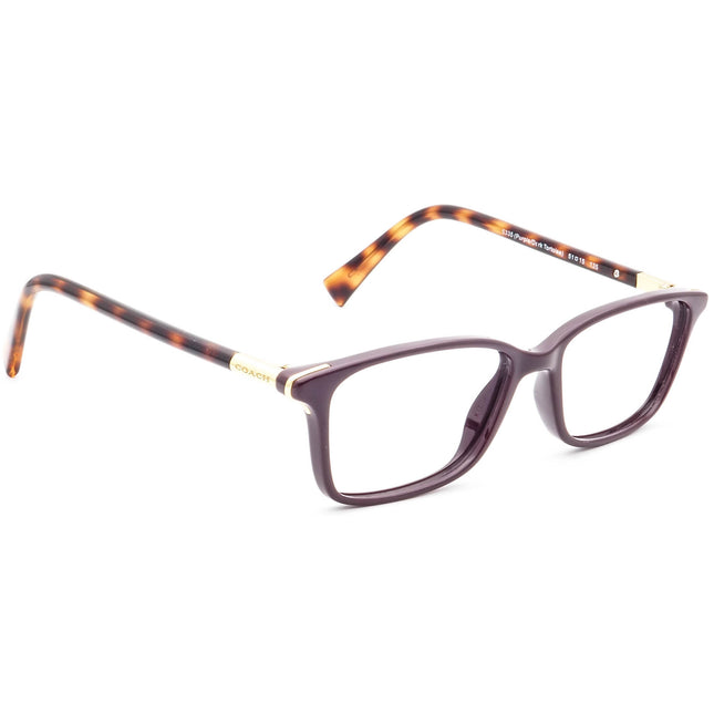 Coach Women's Eyeglasses HC 6077 5335 Purple/Dark Tortoise Square Frame 51[]15 135
