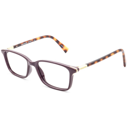 Coach Women's Eyeglasses HC 6077 5335 Purple/Dark Tortoise Square Frame 51[]15 135
