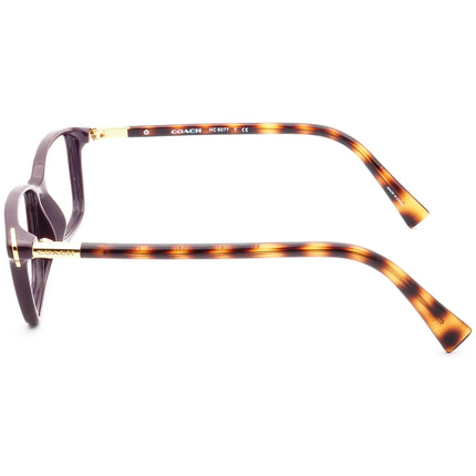 Coach Women's Eyeglasses HC 6077 5335 Purple/Dark Tortoise Square Frame 51[]15 135