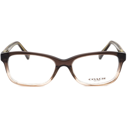 Coach Women's Eyeglasses HC 6089 5400 Olive Brown Gradient Rectangular Frame 51[]16 135