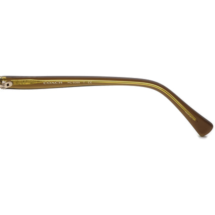 Coach Women's Eyeglasses HC 6089 5400 Olive Brown Gradient Rectangular Frame 51[]16 135