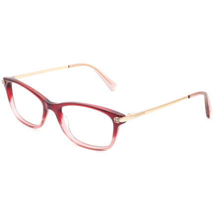 Coach Women's Eyeglasses HC 6142 5551 Burgundy Glitter Gradient Rectangular Frame 51[]17 140