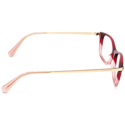 Coach Women's Eyeglasses HC 6142 5551 Burgundy Glitter Gradient Rectangular Frame 51[]17 140