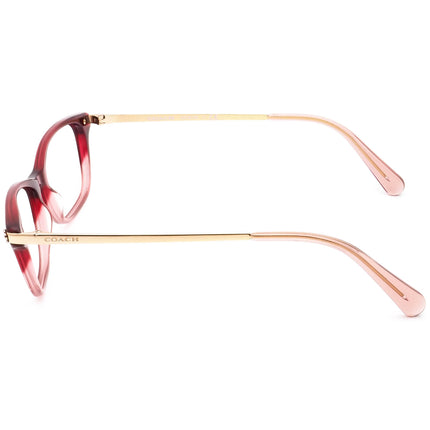 Coach Women's Eyeglasses HC 6142 5551 Burgundy Glitter Gradient Rectangular Frame 51[]17 140