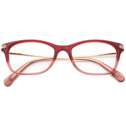Coach Women's Eyeglasses HC 6142 5551 Burgundy Glitter Gradient Rectangular Frame 51[]17 140