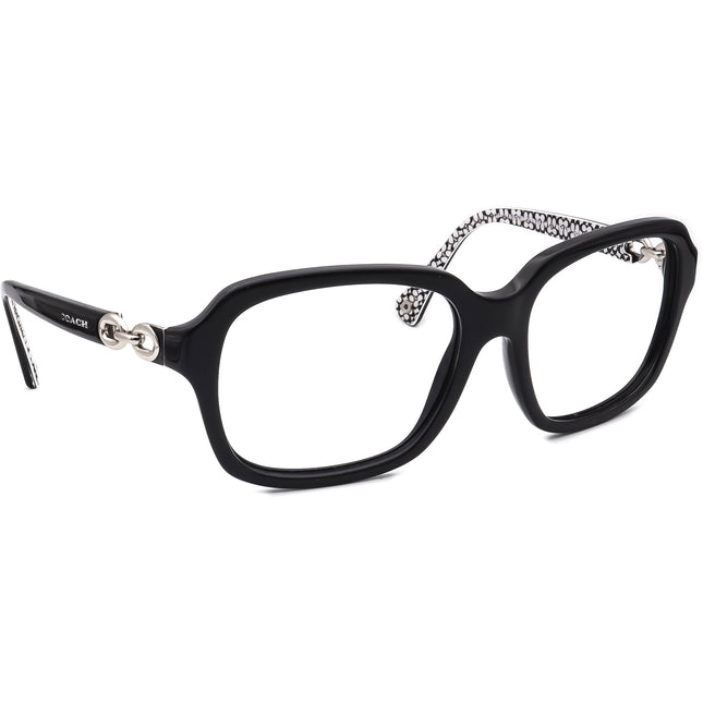 Coach Women's Sunglasses HC 8104 (L081 Ashley) 521411 Black/Black White Sig C) Square 57 mm