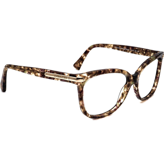 Coach Women's Sunglasses HC 8132 (L109) 528713 Confetti Light Brown B-Shape 57 mm