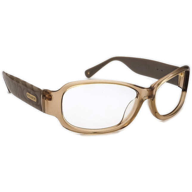 Coach Women's Sunglasses HC Lisbeth S829 Sand Honey Brown Wrap 58 mm