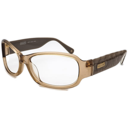 Coach Women's Sunglasses HC Lisbeth S829 Sand Honey Brown Wrap 58 mm