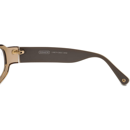Coach Women's Sunglasses HC Lisbeth S829 Sand Honey Brown Wrap 58 mm