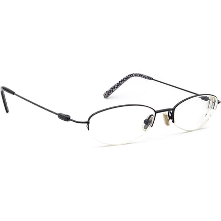 Coach Women's Eyeglasses Lily (309) Black Half Rim Metal Frame 48[]17 135