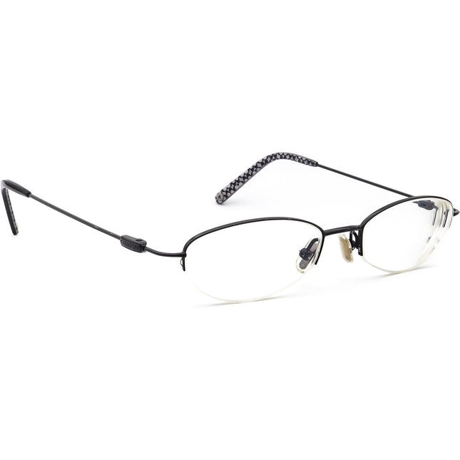 Coach Women's Eyeglasses Lily (309) Black Half Rim Metal Frame 48[]17 135