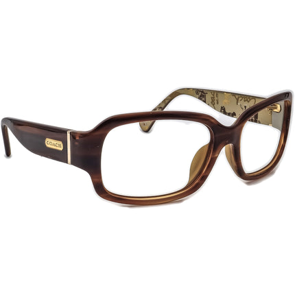Coach Women's Sunglasses Martha S832 245 Brown Horn Square 59 mm
