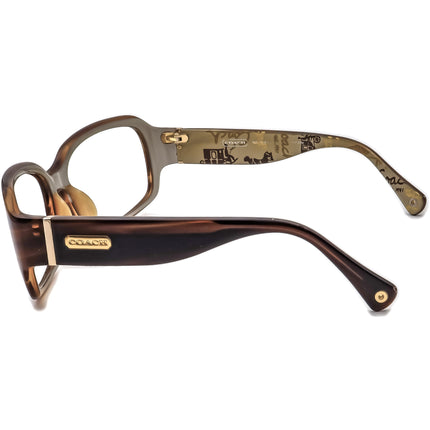 Coach Women's Sunglasses Martha S832 245 Brown Horn Square 59 mm