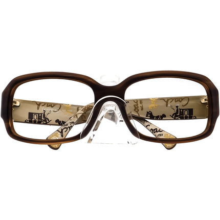 Coach Women's Sunglasses Martha S832 245 Brown Horn Square 59 mm