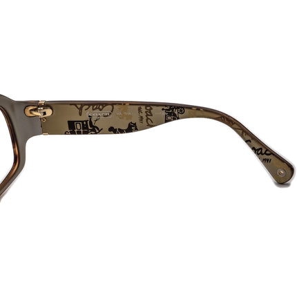 Coach Women's Sunglasses Martha S832 245 Brown Horn Square 59 mm
