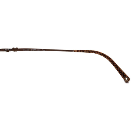 Coach Women's Eyeglasses Sherri (122) Tan Half Rim Metal Frame 51[]17 130
