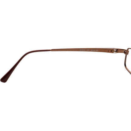 Columbia Eyeglasses Bristol C01 Copper Rectangular Metal Frame 52[]18 140
