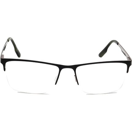 Columbia Men's Eyeglasses C3024 002 Black on Silver Half Rim Metal Frame 58[]18 150