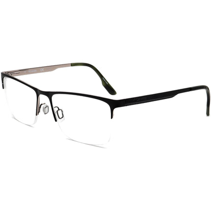 Columbia Men's Eyeglasses C3024 002 Black on Silver Half Rim Metal Frame 58[]18 150