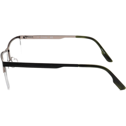 Columbia Men's Eyeglasses C3024 002 Black on Silver Half Rim Metal Frame 58[]18 150
