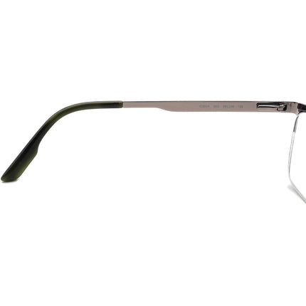 Columbia Men's Eyeglasses C3024 002 Black on Silver Half Rim Metal Frame 58[]18 150