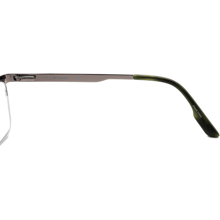 Columbia Men's Eyeglasses C3024 002 Black on Silver Half Rim Metal Frame 58[]18 150