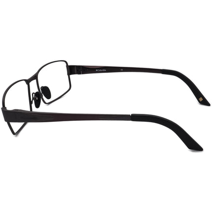 Columbia Men's Eyeglasses Hudson 100 C03 Matte Gray Rectangular Metal Frame 55[]17 140