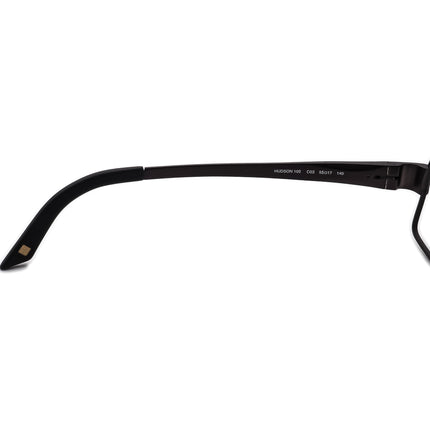 Columbia Men's Eyeglasses Hudson 100 C03 Matte Gray Rectangular Metal Frame 55[]17 140