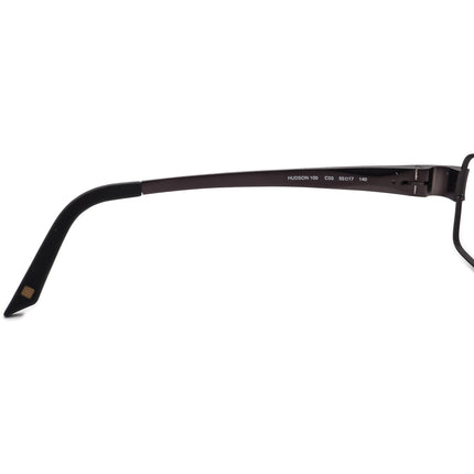 Columbia Men's Eyeglasses Hudson 100 C03 Matte Gunmetal Rectangular Metal Frame 55[]17 140