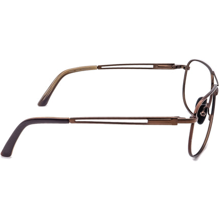 Columbia Sunglasses Lewis C350 Brown Aviator Metal 60 mm