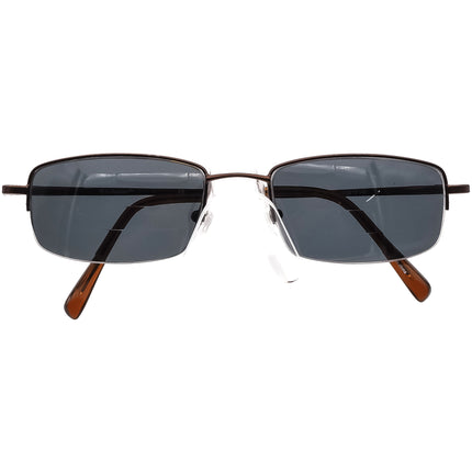 Columbia Men's Eyeglasses Panther Ridge 105 C02 Brown Half Rim Metal Frame 52[]19 140