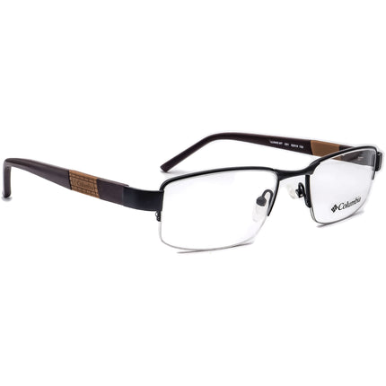 Columbia Men's Eyeglasses Williams MT C01 Black/Brown Half Rim Frame 52[]18 135