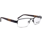 Columbia Men's Eyeglasses Williams MT C01 Black/Brown Half Rim Frame 52[]18 135