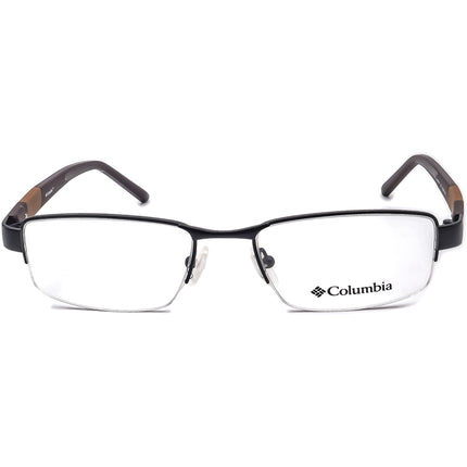 Columbia Men's Eyeglasses Williams MT C01 Black/Brown Half Rim Frame 52[]18 135