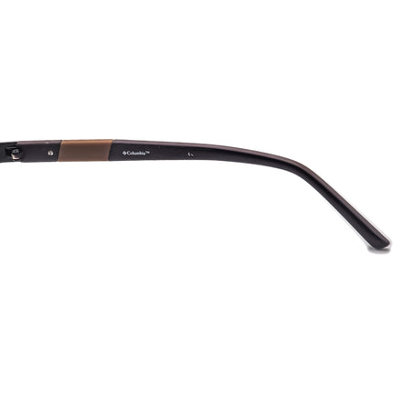 Columbia Men's Eyeglasses Williams MT C01 Black/Brown Half Rim Frame 52[]18 135