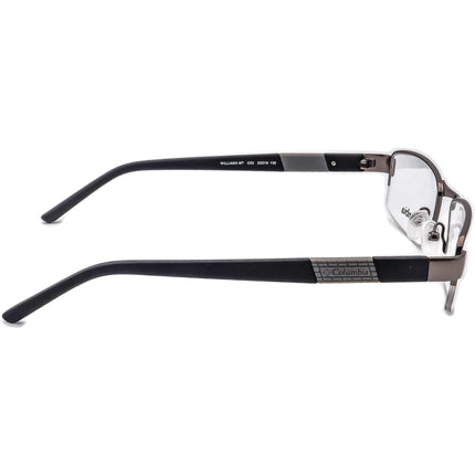 Columbia Men's Eyeglasses Williams MT C02 Gunmetal Half Rim Frame 52[]18 135